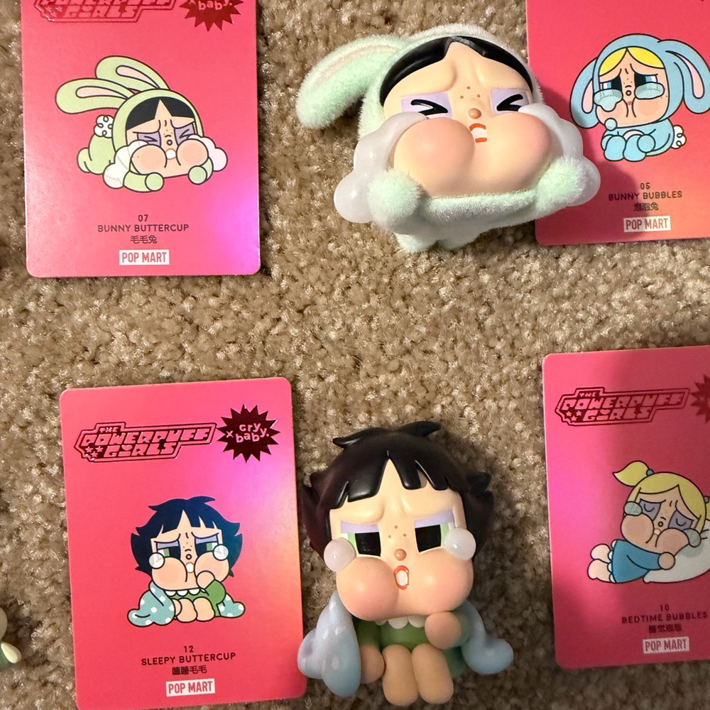 Pop Mart Powerpuff Girls x Crybaby Figurines - Picture 5 of 9